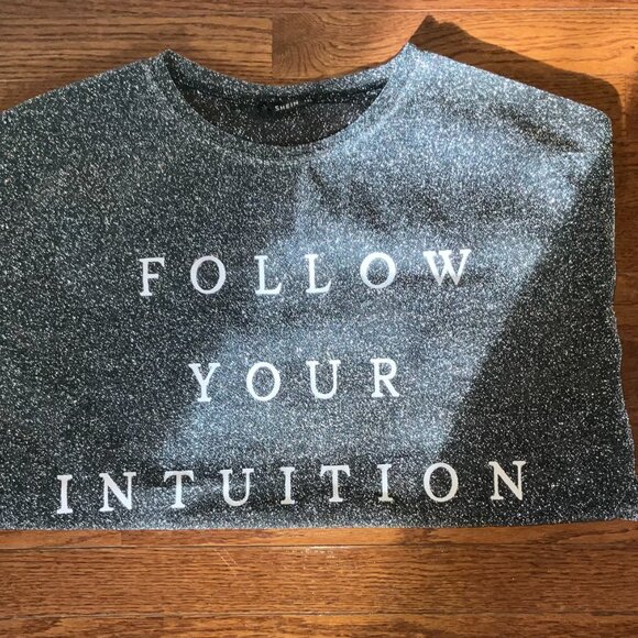 CURVE INTUITION SHEER GLITTER SHIRT (1XL) SIZE 14 - Picture 6 of 6